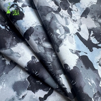 Tela Estampada de Doble Punto 85% Poliéster 15% Elastano 210GSM, Absorbe la Humedad, Elástica en 4 Direcciones, para Ropa Deportiva y Leggings de Yoga