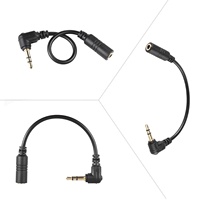 Grosir 3.5Mm 4 Tiang TRRS Perempuan Ke 3 Kutub TRS Laki-laki Kabel Adaptor Mikrofon Audio Stereo Mic Converter untuk Tablet Pc