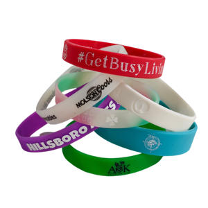 Pulsera de silicona impermeable con logotipo personalizado CCH para eventos deportivos - Product Image 1