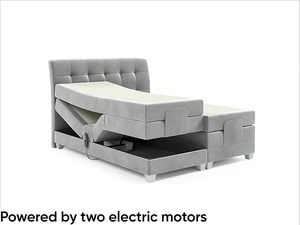 <span class=keywords><strong>Lit</strong></span> à <span class=keywords><strong>sommier</strong></span> tapissier de luxe, réglable électriquement, rembourré, <span class=keywords><strong>double</strong></span>, vente en gros d'usine chinoise - Product Image 2