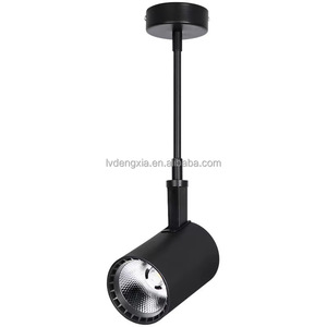 Bề mặt gắn kết 30W dài cực Telescopic COB dẫn theo dõi Spotlight AC 220V trong nhà có thể điều chỉnh góc cửa hàng trần Focus đường sắt ánh sáng - Product Image 1
