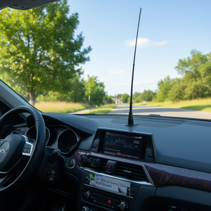 Antenne de voiture universelle en métal de 120 mm, montage sur toit pour l'amélioration du signal radio de voiture - Product Image 2