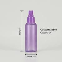 Vente en gros de flacons pulvérisateurs en plastique givré de luxe, atomiseur de parfum à fine brume, emballage cosmétique portable pour voyage, logo personnalisé OEM