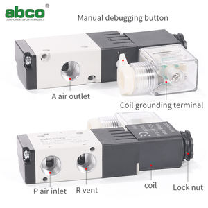 Elettrovalvola a tre vie a due posizioni 3v110-06 / 3v210-08 / 3v310-10 / 3v410-15nc normalmente chiusa 24V - Product Image 6