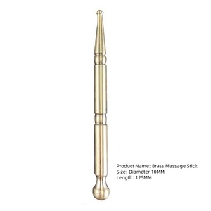 Yüz ve Vücut Refleksolojisi için Paslanmaz Çelik Manuel Akupunktur Kalemi Paslanmaz Çelik Kalem Masaj Aleti Manuel Ağrı Giderici - Product Image 4