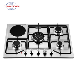Fabricante Estufa de <span class=keywords><strong>gas</strong></span> Cocina de inducción eléctrica de acero inoxidable de 5 quemadores <span class=keywords><strong>y</strong></span> estufa de <span class=keywords><strong>gas</strong></span> - Product Image 1