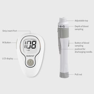 Medidor de Glucosa en Sangre para la Detección de Azúcar en Sangre para Diabéticos, Glucómetro, 50 Tiras y Agujas - Product Image 6