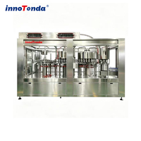 Máquina de llenado y tapado de líquidos y gránulos Rinser para líneas de embotellado PET de pulpa de frutas, zumos, nata de coco, yogur y bebidas con partículas.