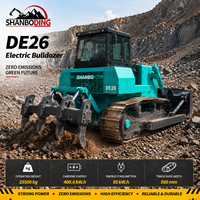 Bulldozer compact DE26 Bulldozer compact à entraînement électrique Haute maniabilité Démolition en intérieur Équipement pour fermes et entrepôts