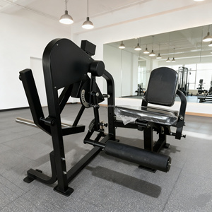 Máquina de extensión de piernas comercial de doble función para entrenamiento de fuerza de piernas, equipo de gimnasio con carga de placas - Product Image 5