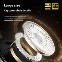 Casque de jeu circum-auriculaire ATK Neptune N9 pour 5.3 Quatre modes Ultra-faible latence ENC Réduction de bruit Compétitif Esports PC