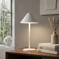 Lampe de bureau rechargeable à commande tactile pour chambre et bureau, avec 3 modes de couleur (3000K-6000K), fonction mémoire, lampe de table LED sans fil