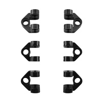 Conector de Eje ABS 2*2*2 92907, Bloques de Construcción Técnicos MOC Multicolores para Bricolaje, 50 Piezas Mecánicas