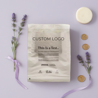 LOGO personnalisé compostable enveloppe en papier de verre étanche et écologique sac en papier de verre pour vêtement