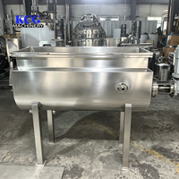 Cuve de mélange horizontale en acier inoxydable 304 de qualité alimentaire, capacité 300L, avec agitateur, capacité 200L