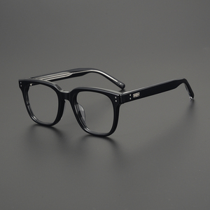 Lunettes de vue carrées tendance faites à la main South Side N avec montures en acétate, design GM, verres optiques sur ordonnance <span class=keywords><strong>pour</strong></span> <span class=keywords><strong>myopes</strong></span> - Product Image 3