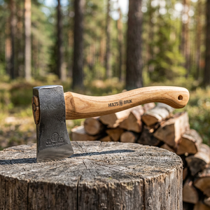 Viking Walknut Custom Handmade Rose Wood <b>Handle</b> 4 Cutting Edge 600 Gram Premium Shingler's Hatchet <b>Axe</b> MDM <b>AXE</b> HEAD Model - Product Image 2