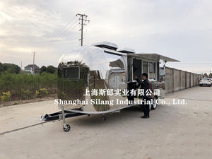 Camioncino per Fast Food in Acciaio Inox a Forma di Caterpillar con Alimentazione 220V per Hotel e Uso Domestico - Product Image 4