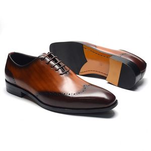 Zapatos de Cuero Casuales de Otoño para Hombre, Talla Grande, Impermeables, Estilo Británico, Zapatos Cómodos para Fiesta con Punta Cuadrada para Oficina y Carrera Profesional - Product Image 3