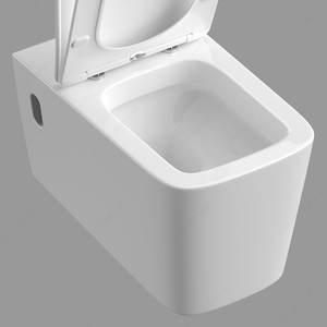 Salle de bains en céramique vaso sanitario toilette suspendue au mur réservoir d'eau caché suspendu au mur <span class=keywords><strong>wc</strong></span> p-trap cuvette de toilette citerne dissimulée sans réservoir - Product Image 4
