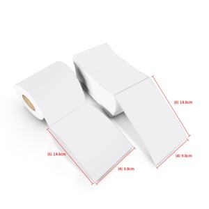 ฉลากถ่ายโอนความร้อน 100 มม. 150 มม. ฉลาก TTR กระดาษกาวในตัว - Product Image 6