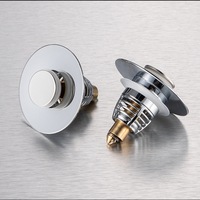 Filtro de desagüe de fregadero emergente Universal mejorado de diseño moderno Tapón de baño de acero inoxidable con tapón de fregadero y colador