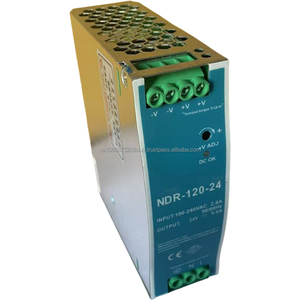 Fuente de alimentación conmutada tipo guía montada en riel DIN, ultrafina, 12V10A /24V5A, 120W - Product Image 1