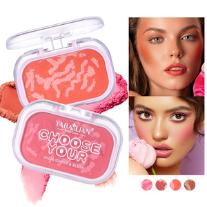 Fard à joues naturel mat nourrissant pêche palette <span class=keywords><strong>de</strong></span> fard à joues <span class=keywords><strong>teinte</strong></span> joues crème éclaircir maquillage rouge contour ombre cosmétique - Product Image 4