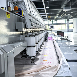 Multi‑head Industrial Embroidery Machine Apparel Machinery High Precision For Clothing Logo Embroidery Wholesale - Product Image 1