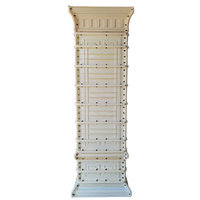 Moule de pilier en forme de colonne à motif de capitale d'éléphant carrée pour la vente de piliers en béton préfabriqué