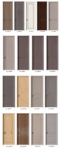Puerta de Madera MDF Impermeable con Superficie de PVC, Diseño Moderno para Dormitorios, Apartamentos, Hoteles y Baños, Garantía de 1 Año, Gran Venta 2026 - Product Image 4