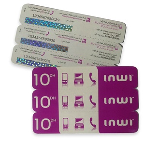 Tarjetas de Recarga de Datos Personalizadas de Fábrica con Garantía de Calidad ISO: Tarjetas de Datos Tiempo Aire/Forfait Impresas con Datos Variables - Product Image 2