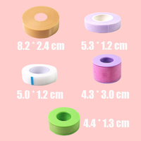 Rouge Blanc rose 3M Pet Papier Fome Ventilateur Artificiel Cils Maker Bande 2mm Faux Cils Extension Bande