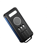 Batterie Externe Solaire Sans Fil 10000mA 10W pour Extérieur, Modèle Universel ZL805, avec Sangle de Transport et Protection Triple