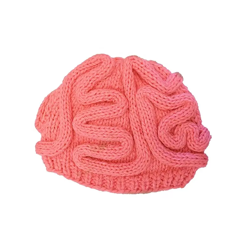 את המוח עיצוב מותאם אישית חורף כפת כובעי עבור גברים ונשים