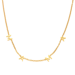 Collar con Letra MAMA, Acero Inoxidable, Chapado en Oro, Sin Deslustre, Cadena Minimalista para Clavícula, Estilo Moderno, Joyería para Mamá, Regalo para el Día de la Madre - Product Image 5