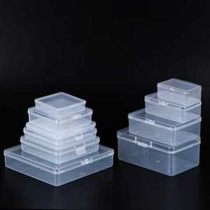 Großhandel PP Transparent Recycelbare Lagerung Kunststoff Spielkarten etui Spielzeug Kleine Artikel Kunst handwerk Verpackung Kunststoff Geschenk <span class=keywords><strong>box</strong></span> - Product Image 2