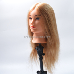 Venta al por mayor de <span class=keywords><strong>pelo</strong></span> indio maniquí cabeza de entrenamiento cabeza de maniquí <span class=keywords><strong>muñeca</strong></span> para Peluqueros - Product Image 3