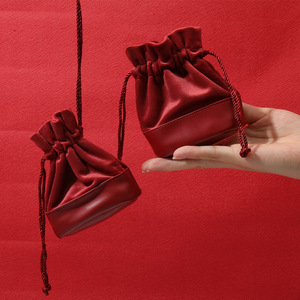 Vintage Fashion National Felt <b>Pouch</b> for Jewelry Packaging Decorative Jewelry Bag Accessory Storage Bag Velvet Gift <b>Drawstring</b> - Product Image 6