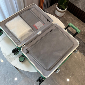 Valises de <span class=keywords><strong>cabine</strong></span> personnalisées, sacs de voyage d'affaires <span class=keywords><strong>avec</strong></span> <span class=keywords><strong>chargeur</strong></span> <span class=keywords><strong>USB</strong></span> et porte-gobelet - Product Image 4
