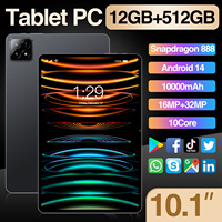 Tablet PC Multilingüe Pad 6S de 11 Pulgadas, 12GB+512GB, 108MP, 8000mAh, 5G, Doble SIM+TF, Procesador AI de 12 Núcleos, Octa Core Gaming Overclock