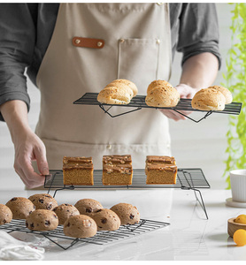 YIGO Premium 100% Silicone and Stainless Steel 3-Tier Heavy Duty Cookie <strong>Cooling</strong> <strong>Rack</strong> Baking <strong>Rack</strong> - Product Image 5