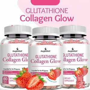 Precio al por mayor AegleWell Suplemento de colágeno L-glutatión Gummies para mujeres Piel natural Glutatión Colágeno Gummy - Product Image 6