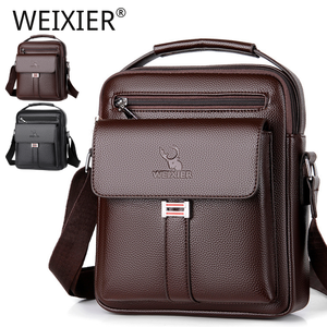 Borsa a Tracolla Multifunzionale in <span class=keywords><strong>Pelle</strong></span> PU Personalizzabile con LOGO, per Lavoro e Affari, Grande Capacità, Regalo per <span class=keywords><strong>Uomo</strong></span> - Product Image 1