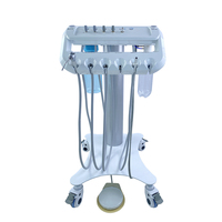 Unité dentaire électrique portable SL-A32, ensemble complet avec compresseur d'air, construction en métal et plastique