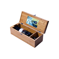 Haute qualité 7 pouces LCD affichage vidéo Brochure boîte contrôle de la lumière pour cadeau mariage d'affaires avec musique animale fée ange