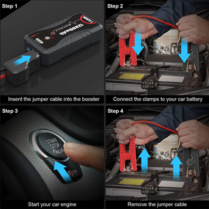 Portable Voiture <span class=keywords><strong>Jump</strong></span> Start Banque D'alimentation Mini Batterie 12V 24V Powerbank Démarreur Voiture De Saut Pour Voiture - Product Image 4