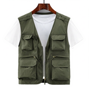 Versatile Breathable Eco-Friendly Men's <b>Vest</b> with Adjustable Features Premium Quality Quick Dry for Workouts & Casual Use - Product Image 1
