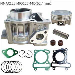 Kit de cylindre de moto 52,4 mm adapté à YAMAHA NMAX125, MIO125, 44D avec piston et segments, accessoires pour motos - Product Image 2