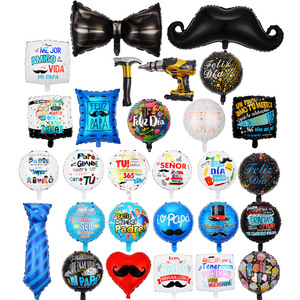 Globo de Mylar de 18 Pulgadas con Diseño de <span class=keywords><strong>Feliz</strong></span> Día del Padre, Globo de Helio para Decoración de Fiesta del Día del Padre, Regalo para la Celebración del Día del Padre - Product Image 2